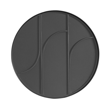 Măsuță de cafea Archie, rotundă, metal și sticlă, Ø40.5 cm - Img 3