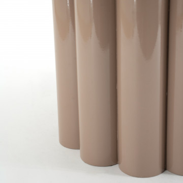 Masuta de cafea din metal Olympa roz 63x63x35,6 cm - Img 3