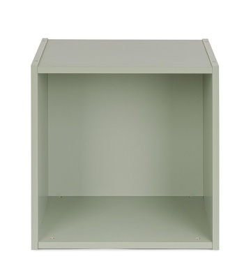 Raft tip cub, finisaj verde salvie, 35x35x35 cm - Img 3