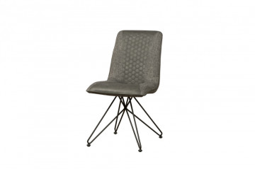 Scaun tapitat Capri Vintage gri