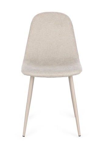 Set 4 scaune Irelia tapitate Taupe/Beige - Img 3
