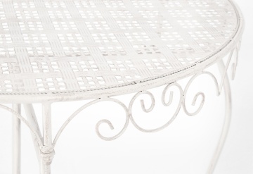 Set de 2 Console Emily, din Oțel vopsit epoxidic, 75x36x75 cm - Img 6