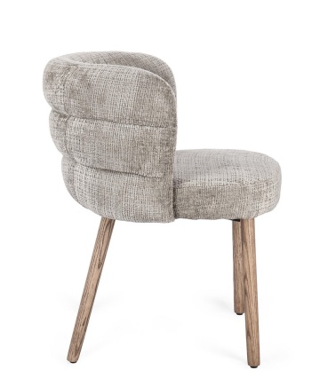 Set de 2 scaune Ilma tapitate 60x63x78 cm - Img 5