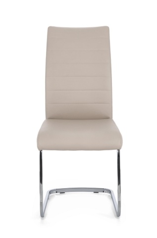 Set de 4 scaune Myra din piele ecologică, cappuccino, 41x60x98 cm - Img 4