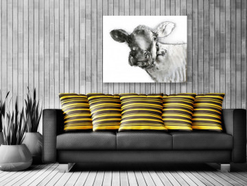 Tablou din aluminiu Kuh 80cm x 100cm - Img 2
