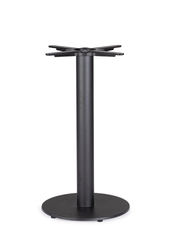 Bază de masă Ecate, din fontă și oțel, finisaj negru vopsit electrostatic, diametru 40 cm, înălțime 72 cm - Img 2