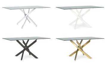 Blat din sticlă masă dining Glamour, 160x90 cm - Img 4