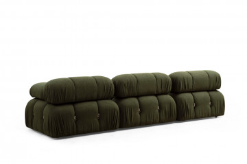 Coltar Bubble modular, 3 locuri, kaki - Img 3