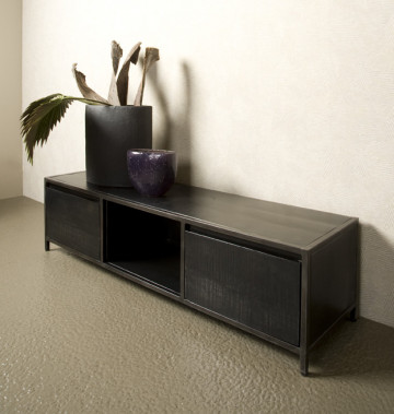Comoda TV din mango 145 cm - Img 2