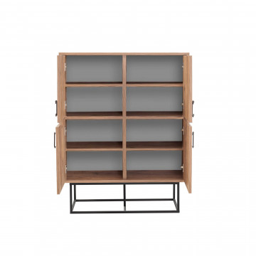 Dulapior din pal melaminat cu model Quantum Solo pin 93x115x36 cm - Img 4