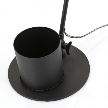 Lampa de birou din fier Gabe neagra - Img 2