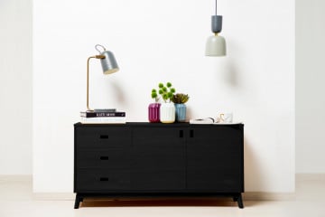 Lampa decorativa din fier/cupru/aluminiu Caroline gri, un bec - Img 2
