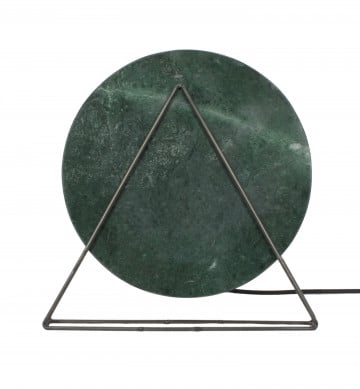 Lampa decorativa din marmura Carmie, verde, un bec