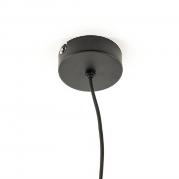 Lustra de fier Colac 19x19x30 cm neagra - Img 2