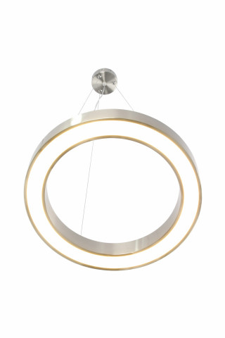 Lustra din PVC/fier Saturn argintie, LED - Img 7