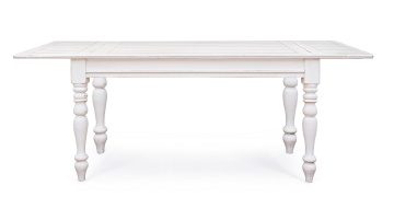 Masă extensibilă Colette, pentru 10 persoane, din lemn de mango, 150-240x90 cm - Img 3