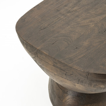 Masuta de cafea Cobble din lemn brun 75x59x35 cm - Img 2
