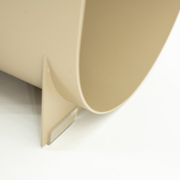 Masuta de cafea din metal Otus nisip 70x70x35 cm - Img 2