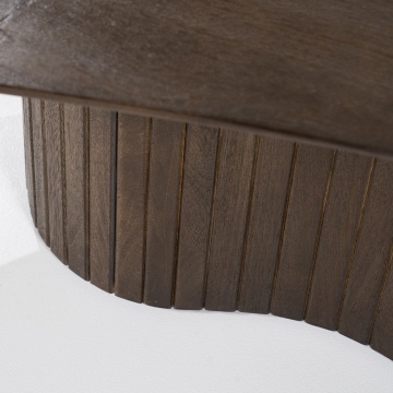 Masuta de cafea Jordy din lemn de mango 130x70 cm - Img 3