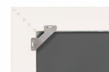 Oglinda dreptunghiulara cu rama din polistiren alba/argintie Harper, 147cm (L) x 47cm (L) x 1,8cm (H) - Img 6