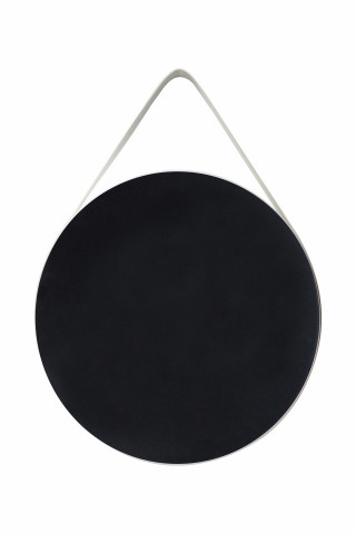 Oglinda rotunda cu rama din MDF alba Ultima, 3,5-7,5cm (L / D) x 49,5cm (W) x 49,5cm (H) - Img 3