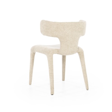 Scaun Dave din Tesatura, metal si lemn taupe - Img 5