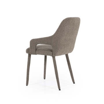 Scaun Fika din tesatura maro - Img 4