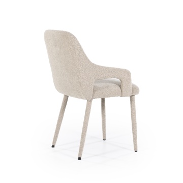 Scaun Fika din tesatura taupe - Img 8