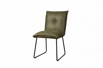 Scaun piele artificiala Seda verde