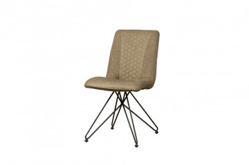 Scaun tapitat Capri Vintage maro