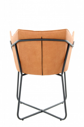 Scaun tapitat Marietta Pastel Violet/Terracotta - Img 4