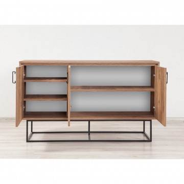 Servanta din pal melaminat Quantum Mare pin 140x 80x40 cm - Img 5