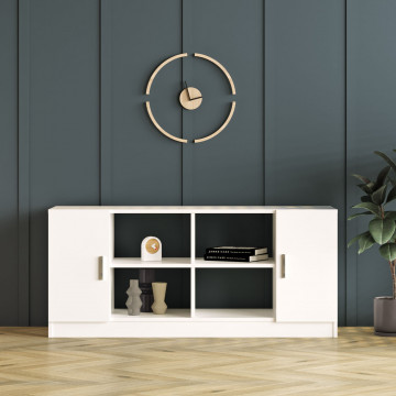 Servanta din pal melaminat Vario F alba 139,8x61,8x46,3 cm - Img 2