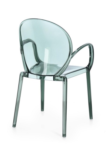 Set 4 scaune Camilla Mint din policarbonat transparente - Img 2
