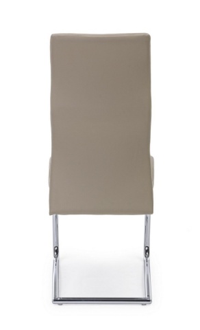 Set 4 scaune Thelma din piele ecologica taupe - Img 4