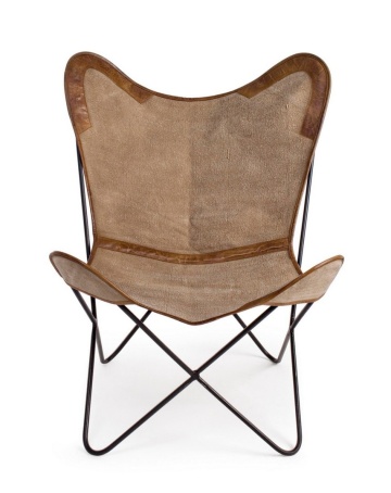 Set de 2 fotolii Eaton, stil nordic, bej, 75 x 87 x 86 cm - Img 3