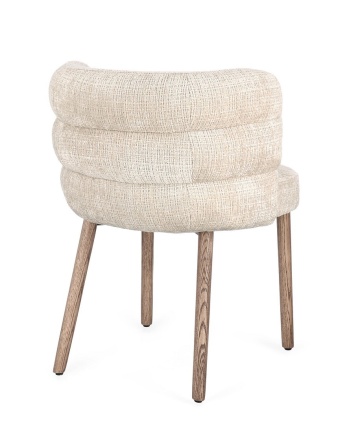 Set de 2 scaune Ilma tapitate 60x63x78 cm - Img 2
