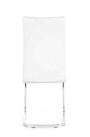 Set de 4 scaune Myra din piele ecologică, alb, 41x60x98 cm - Img 5
