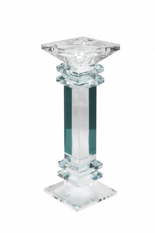 Suport lumanare din sticla de cristal Anthea I, transparent - Img 3