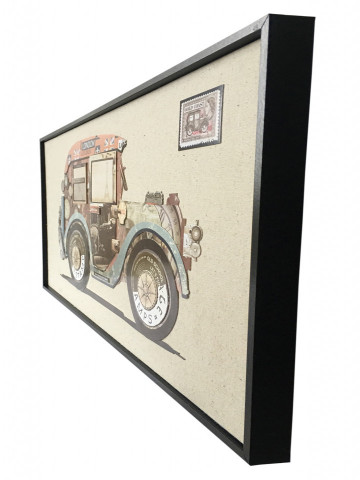 Tablou din hartie Bloomsbury Car 82cm x 42cm - Img 5