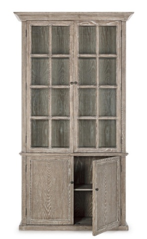 Vitrină Columbia cu 4 uși, din lemn de frasin, finisaj nitrocelulozic, 124x43x230 cm - Img 6