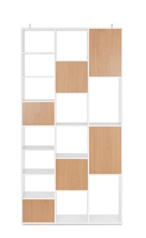 Bibliotecă ARTIC din MDF alb 178 cm - Img 4