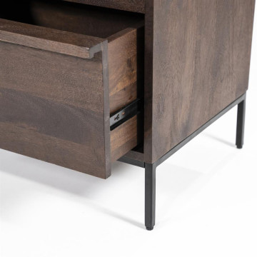Comoda TV din lemn de mango Jimmy 180 cm maro - Img 3