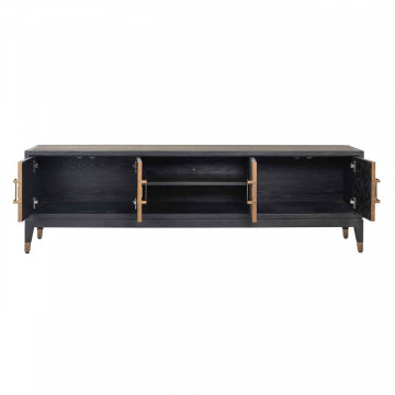 Comoda Tv din stejar Bloomingville 185 cm - Img 5
