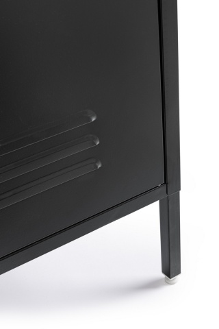 Dulap Cambridge, cu 1 ușă, din oțel, vopsit electrostatic, negru, 46x38x185 cm - Img 7