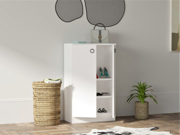 Dulapior din pal melaminat Defne alb 60x100x31,6 cm - Img 3