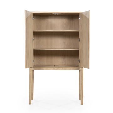 Dulapior Harvey din lemn de stejar 90x40x150 cm - Img 2