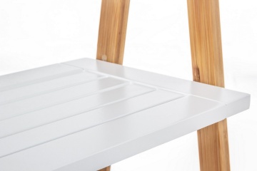 Etajeră Audrey bambus cu rafturi MDF 152 cm - Img 3