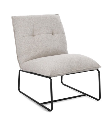 Fotoliu lounge rabatabil Galene, natural, 60x85.5x72 cm