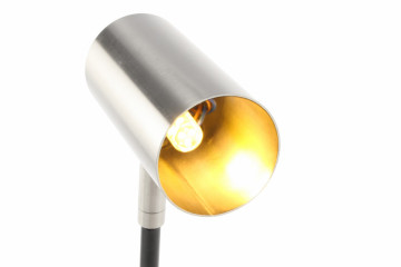 Lampa decorativa din fier Target argintie / neagra, un bec - Img 9